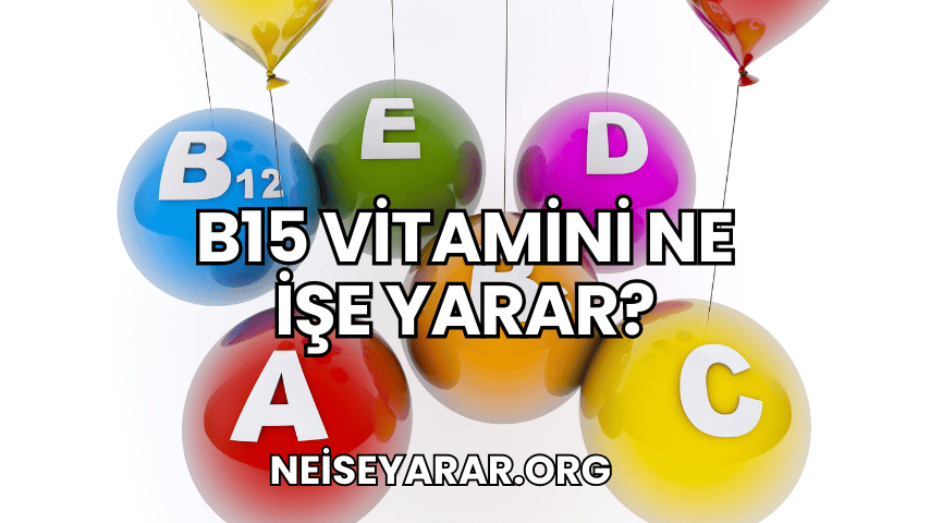 B15 Vitamini Ne İşe Yarar?