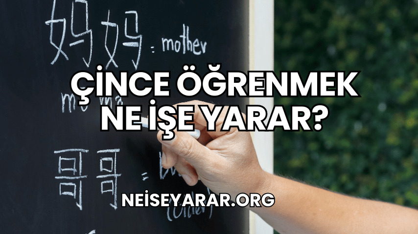 Çince Öğrenmek Ne İşe Yarar?