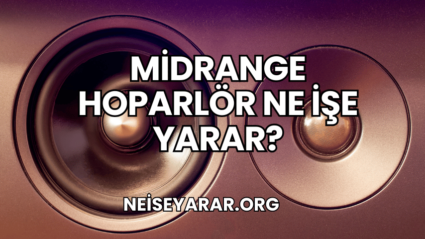 Midrange Hoparlör Ne İşe Yarar?