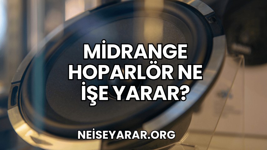 Midrange Hoparlör Ne İşe Yarar?