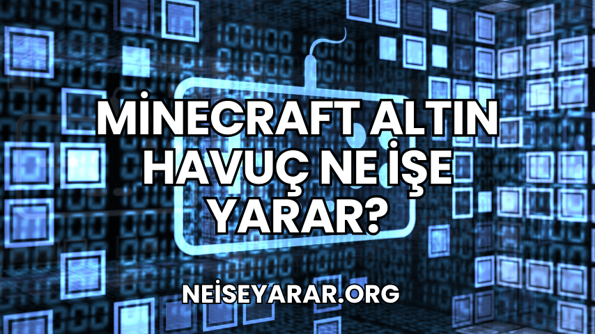 Minecraft Altın Havuç Ne İşe Yarar?