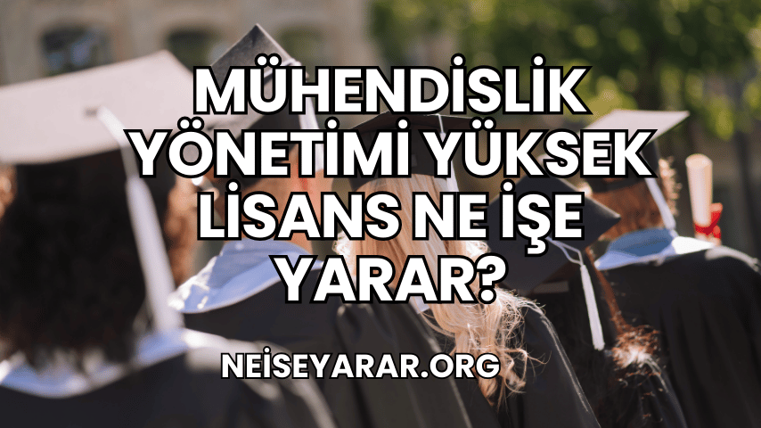 Mühendislik Yönetimi Yüksek Lisans Ne İşe Yarar?