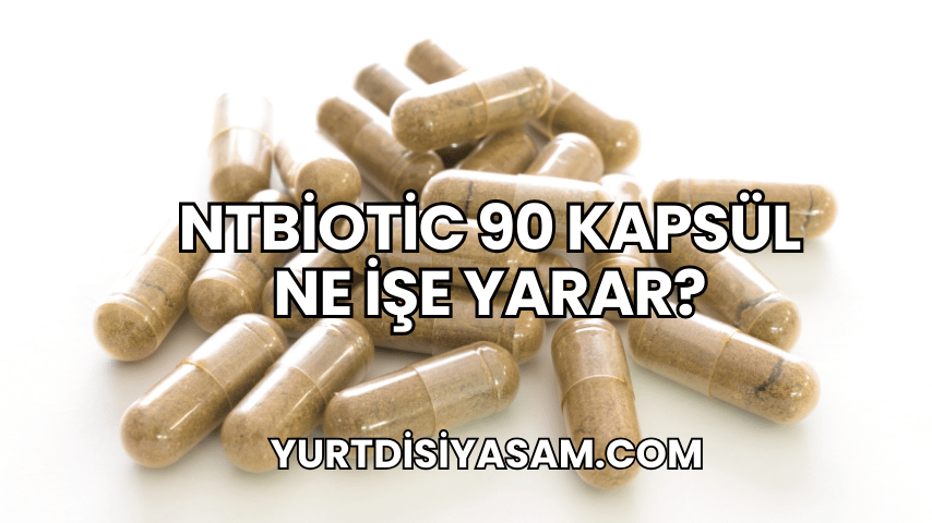 NTBiotic 90 Kapsül Ne İşe Yarar?