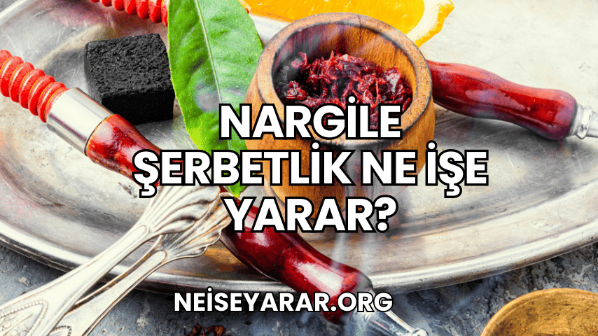 Nargile Şerbetlik Ne İşe Yarar