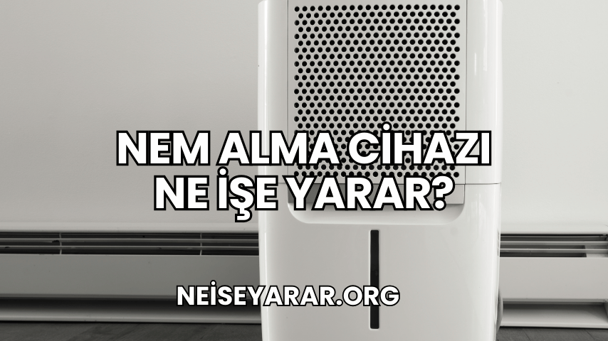 Nem Alma Cihazı Ne İşe Yarar 