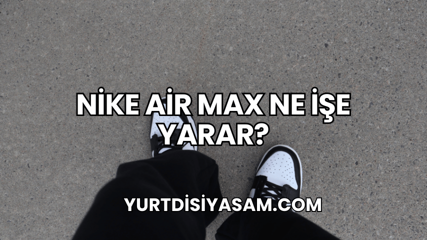 Nike Air Max Ne İşe Yarar?