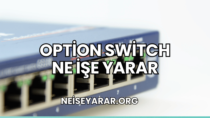 Option Switch Ne İşe Yarar