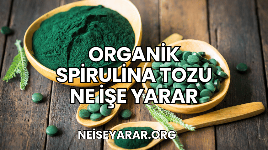 Organik Spirulina Tozu Ne İşe Yarar