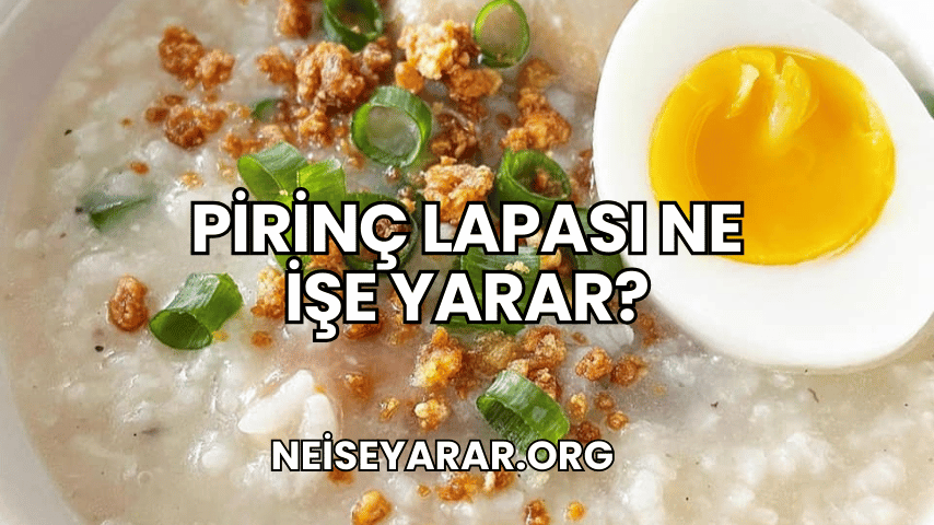 Pirinç Lapası Ne İşe Yarar?