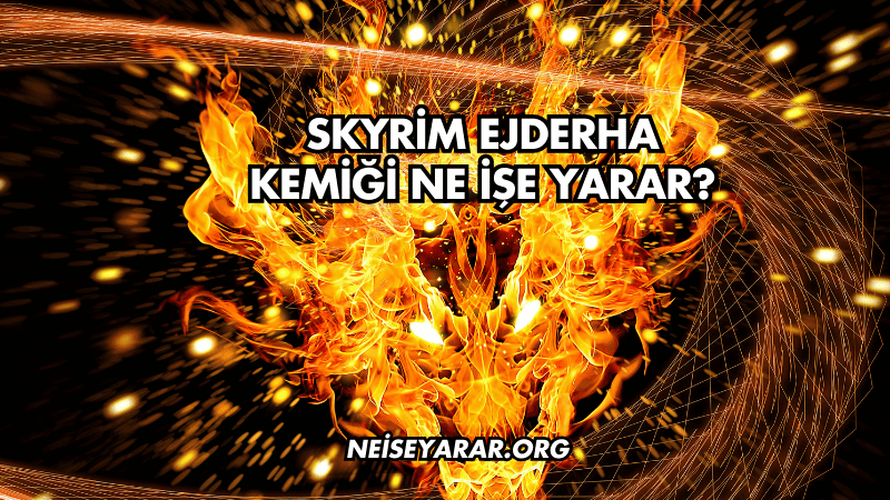 Skyrim Ejderha Kemiği Ne İşe Yarar?