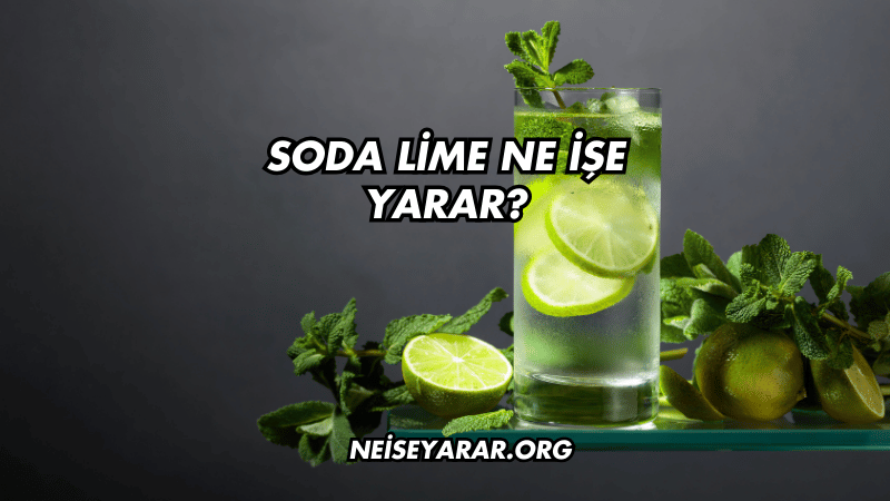 Soda Lime Ne İşe Yarar?