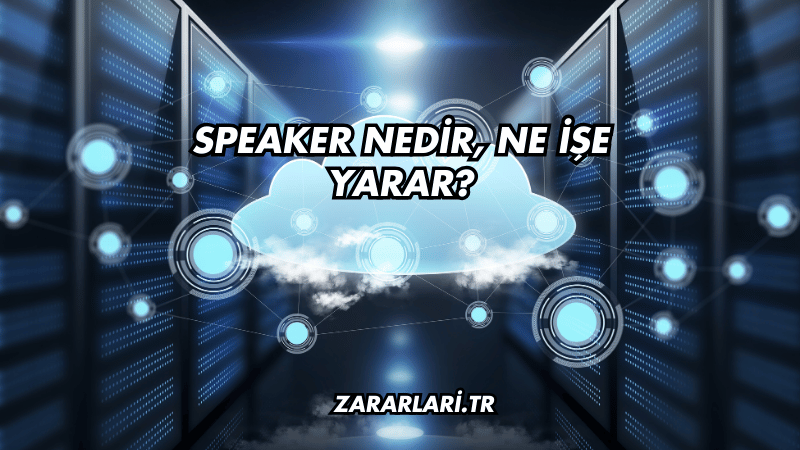 Speaker Nedir, Ne İşe Yarar?