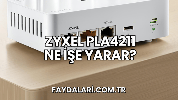 Zyxel PLA4211 Ne İşe Yarar?