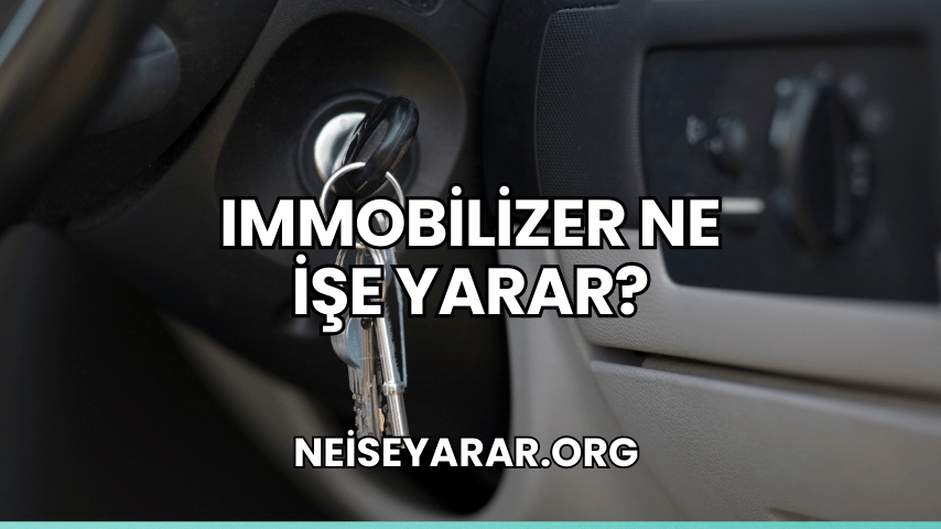 Immobilizer Ne İşe Yarar?