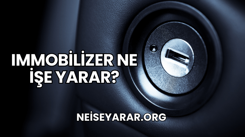 Immobilizer Ne İşe Yarar?