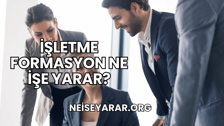 İşletme Formasyon Ne İşe Yarar?