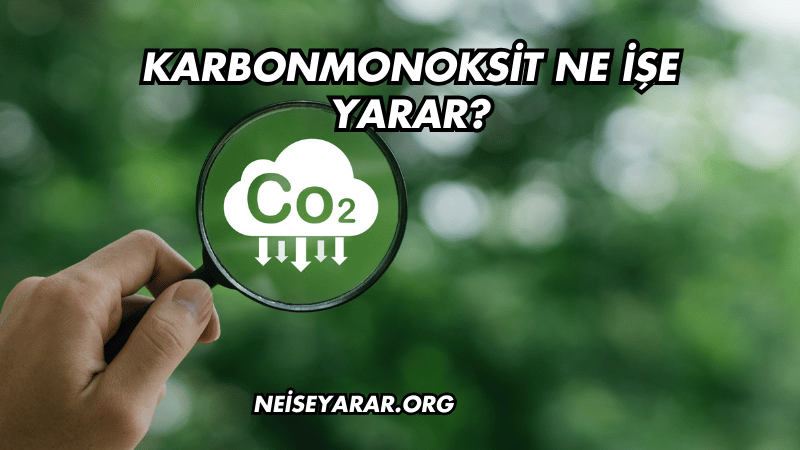 Karbonmonoksit Ne İşe Yarar?