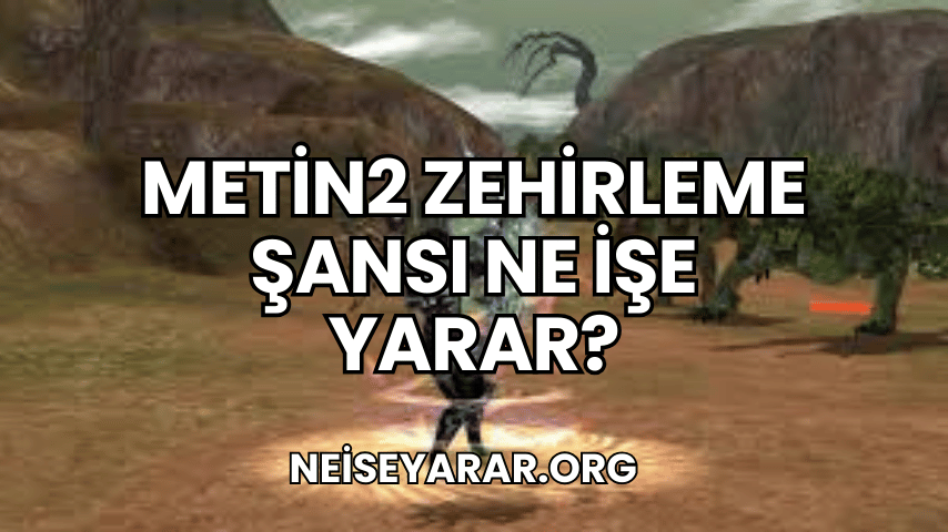 Metin2 Zehirleme Şansı Ne İşe Yarar?