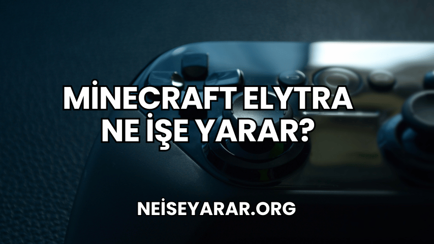 Minecraft Elytra Ne İşe Yarar 