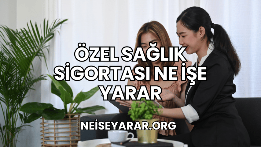 Özel Sağlık Sigortası Ne İşe Yarar