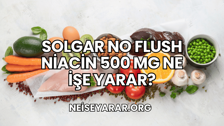 Solgar No Flush Niacin 500 mg Ne İşe Yarar?