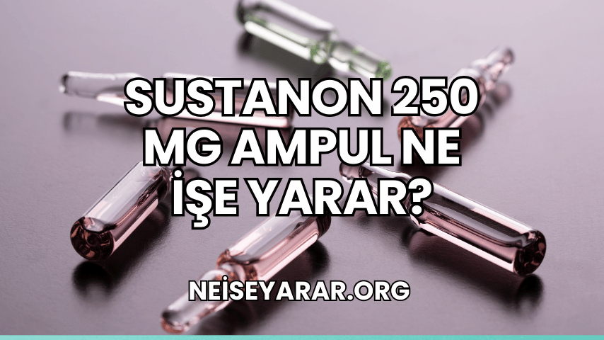 Sustanon 250 mg Ampul Ne İşe Yarar?